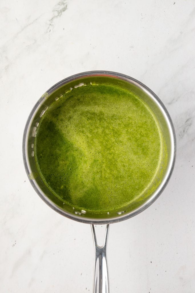 Green rice sauce.