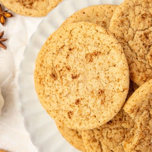 Pumpkin Pie Spice Cookies on a plate