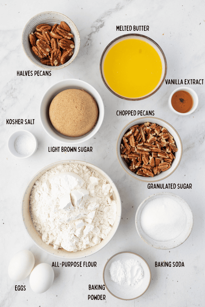 Butter Pecan Cookie Ingredients