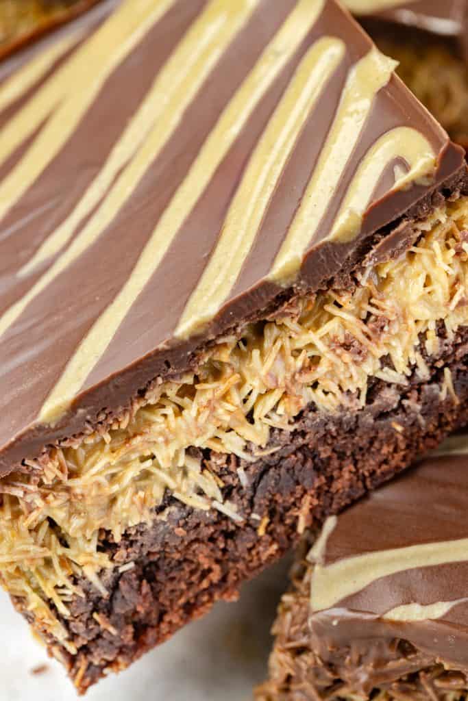 close up of Dubai Brownies