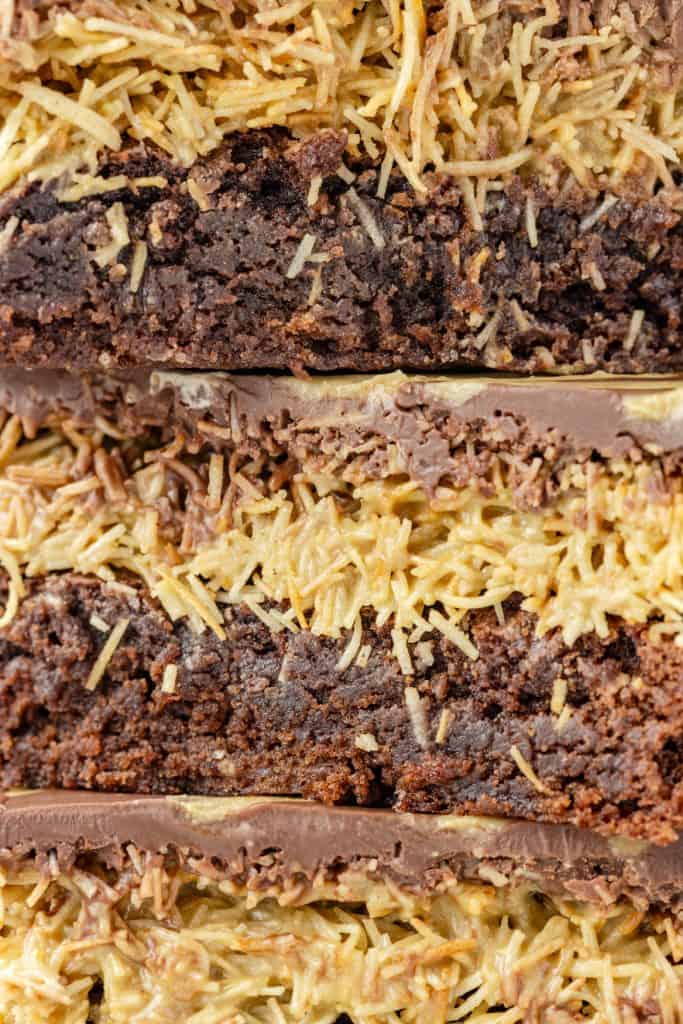 close up of Dubai Brownies