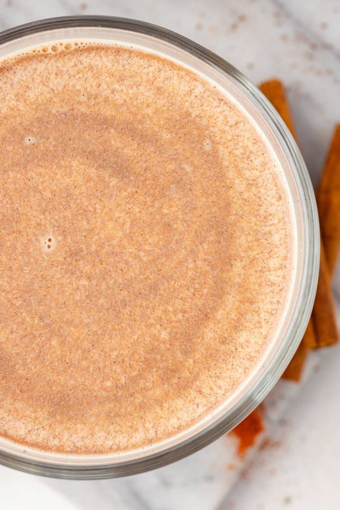 Mexican Hot ChocolateWeb018 Close-up of all the spices in the hot chocolate.