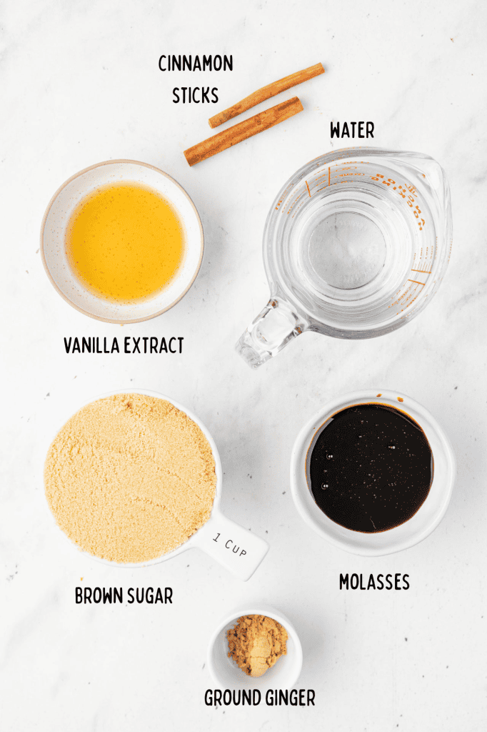 Gingerbread Simple Syrup Ingredients Gingerbread simple syrup ingredients