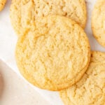 Chocolate chip cookies on a marble tray.