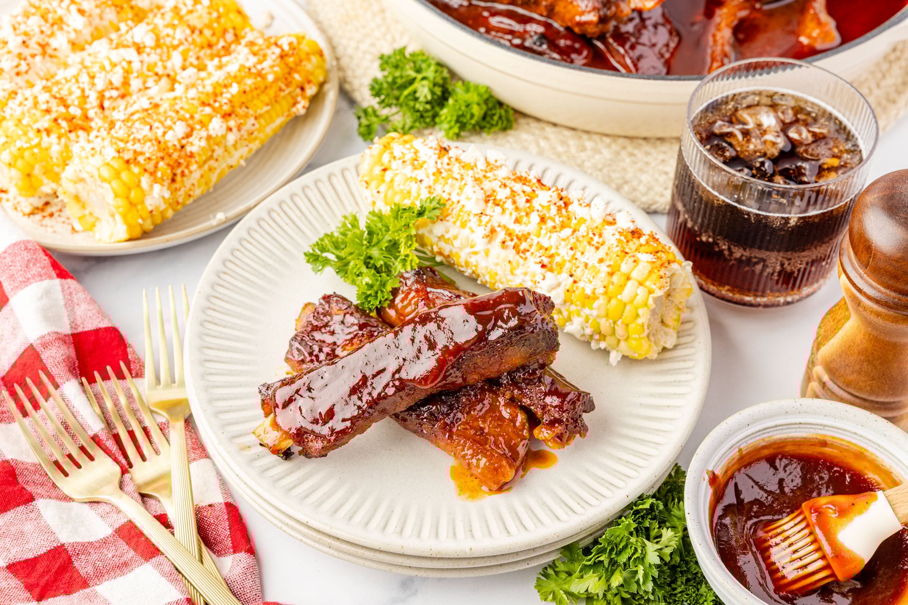 Braised Pork Ribs on a plate