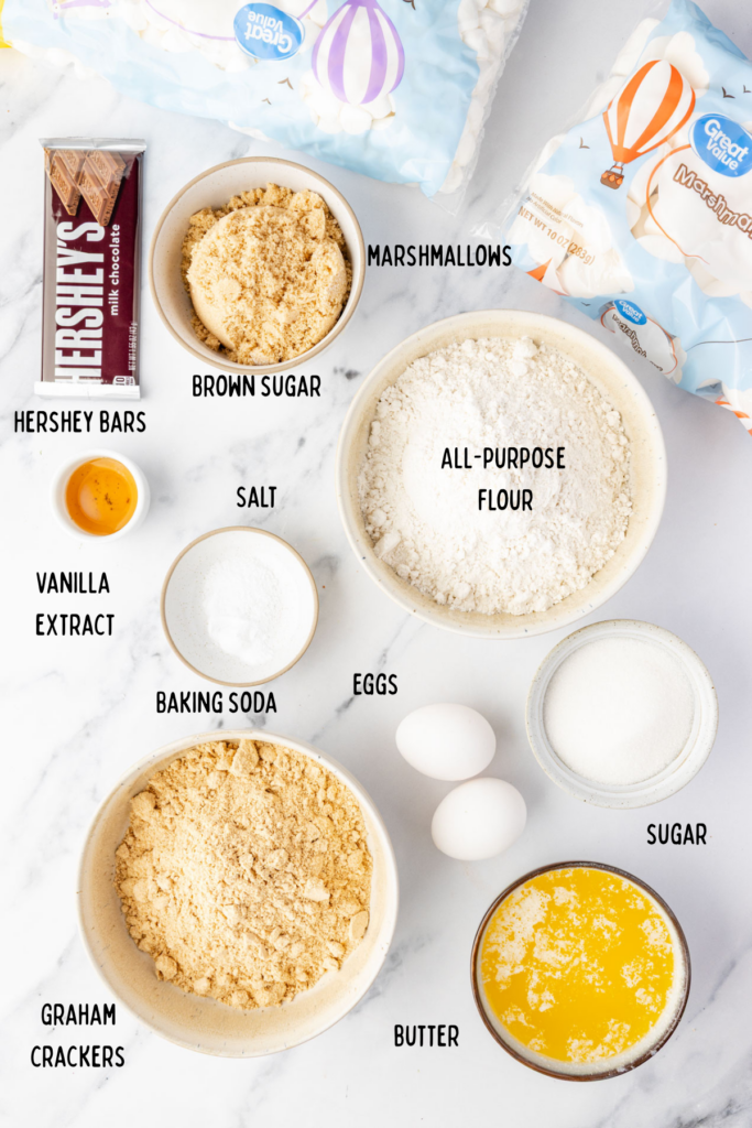 smores bar ingredients