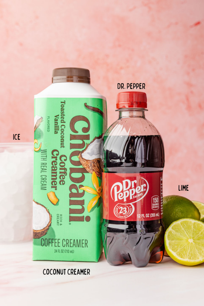 Ingredients for dirty dr pepper