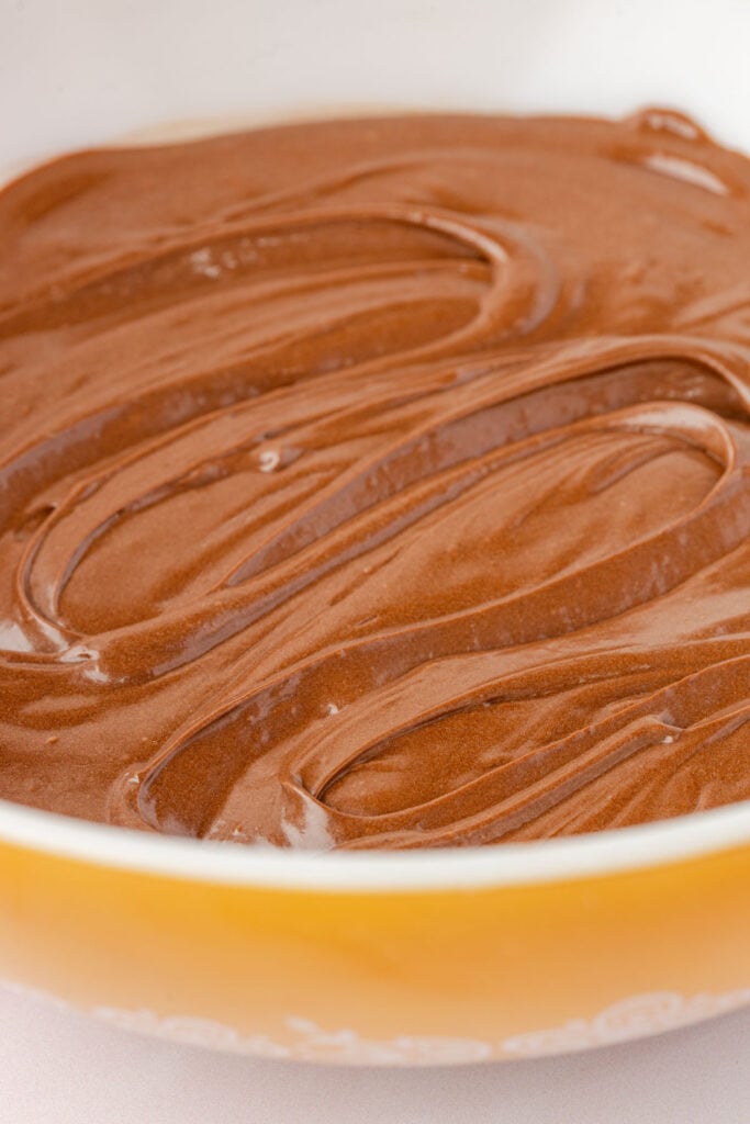 Homemade Chocolate Frosting in a bowl