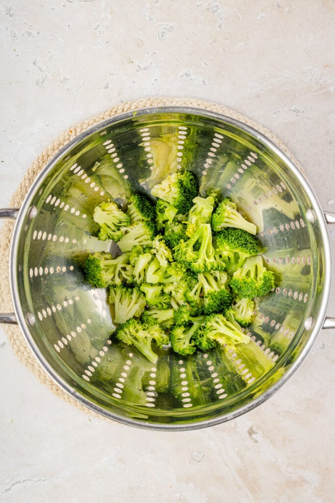 Cooked broccoli