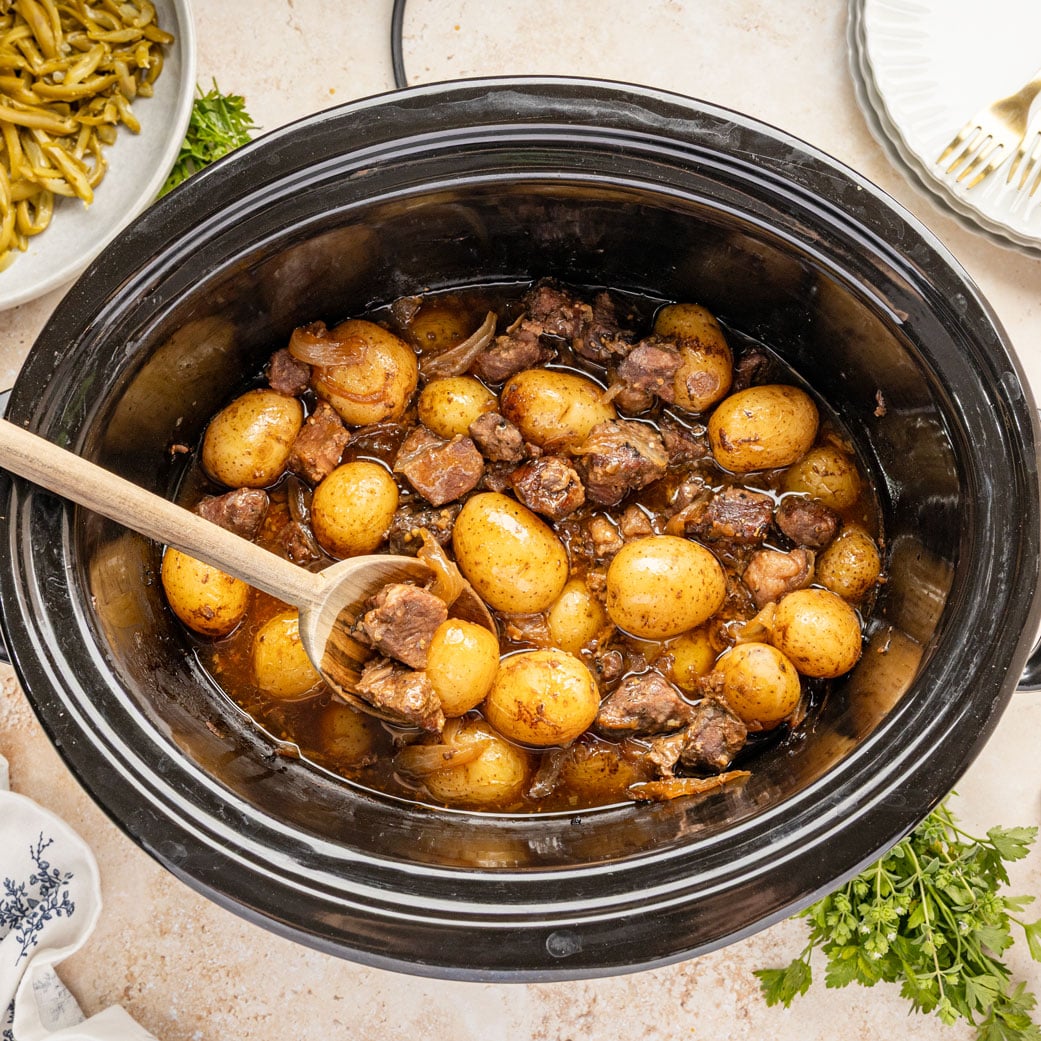 Slow Cooker Steak and Potatoes-image