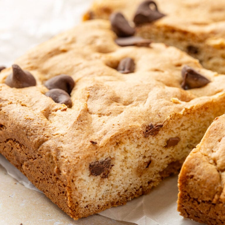 close up of Cake Mix Cookie Bars